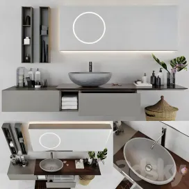 Set of bathroom furniture modulnova infinity